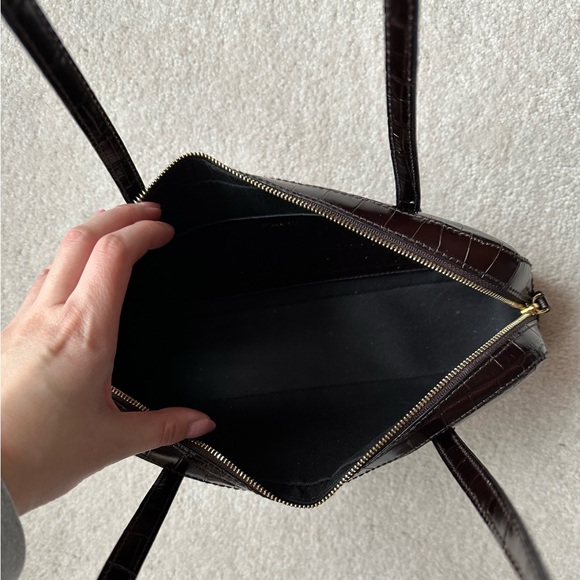 Madewell the top zip shoulder bag in Coffee Bean - Picture 4 of 5